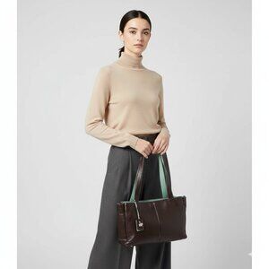 RADLEY London Womens Leather Shoulder Satchel Brown Bag